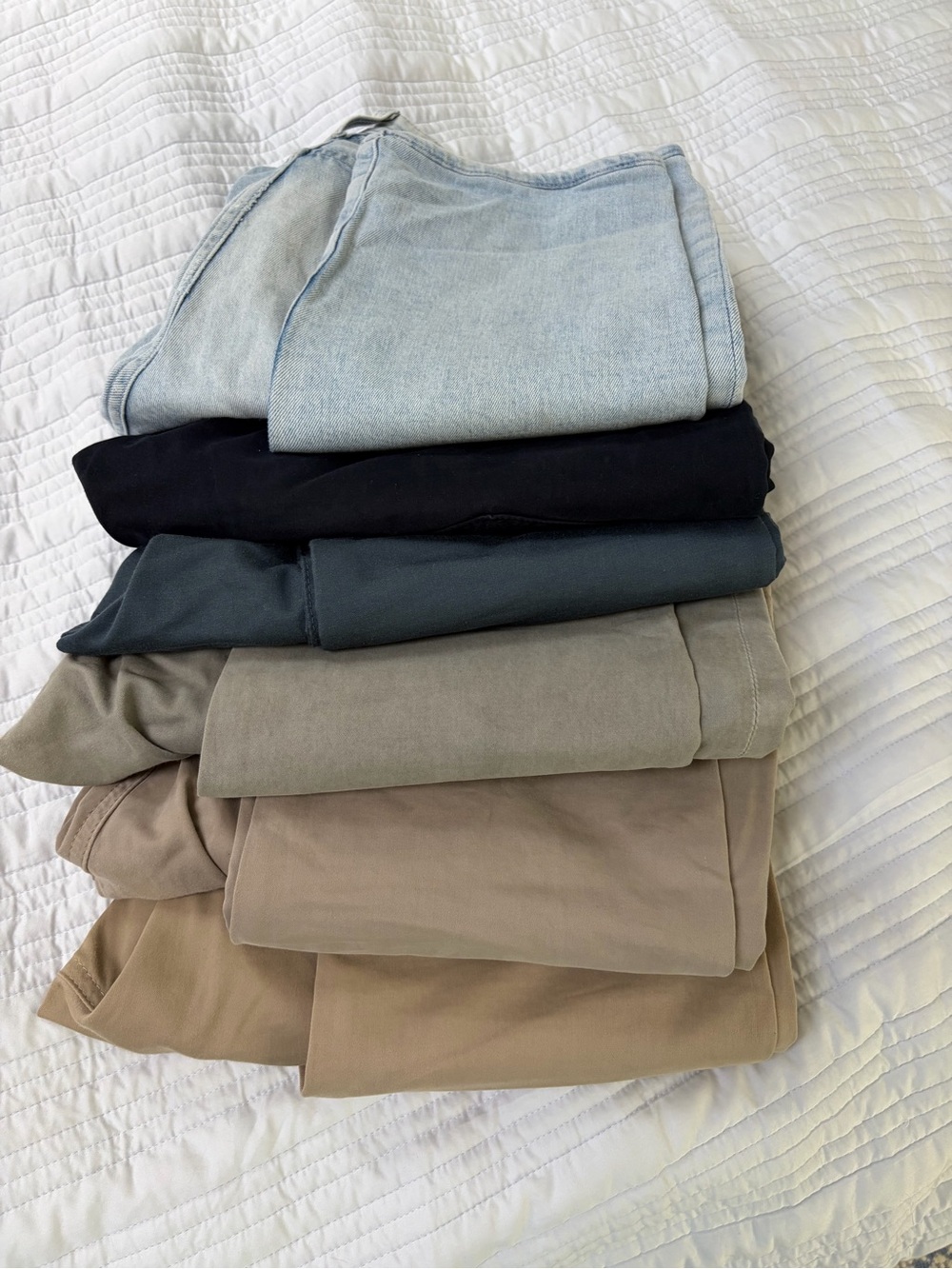 AG Jean Bundle - Black, Gray, Light Blue, Taupe